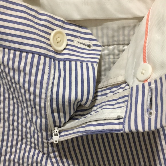 Seersucker light blue beautiful  shorts. - Picture 4 of 8